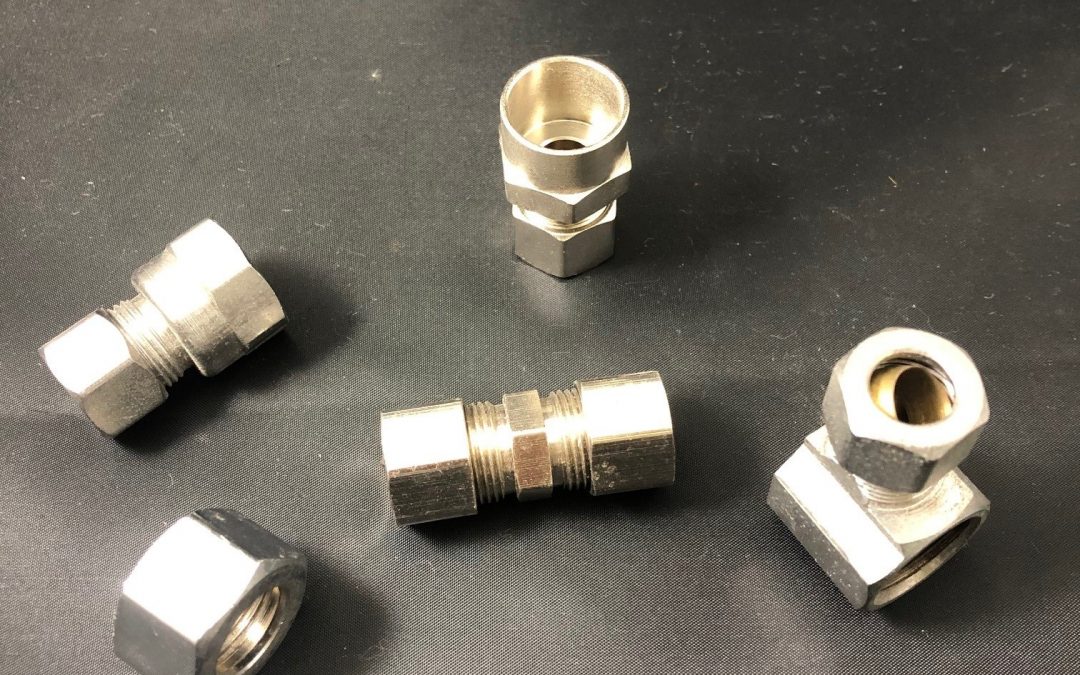 Chrome Plated Compression Fittings